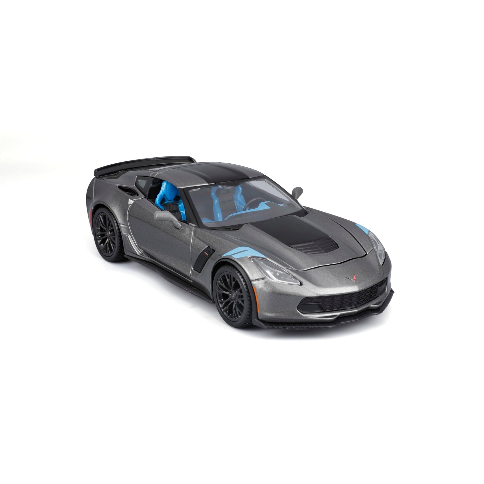 Maisto 1:24 Assembly Line 2017 Chevrolet Corvette Grand Sport - Grey