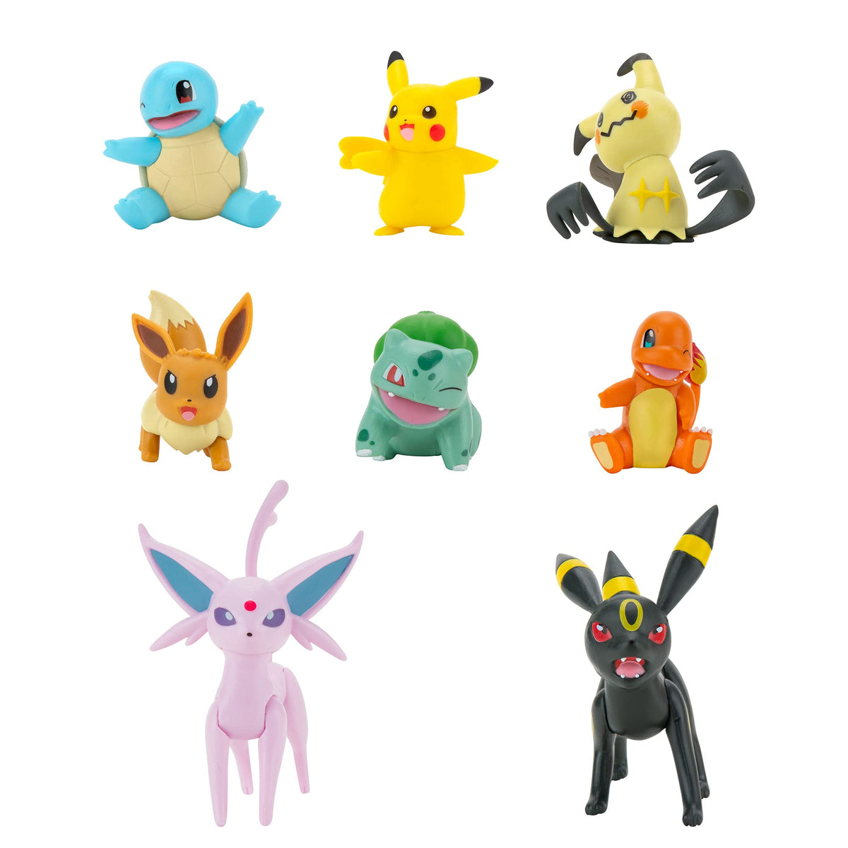Pokemon Battle Figure Multi 8 Pack, Battle Ready 8 Figures, Multicolor, PKW2542