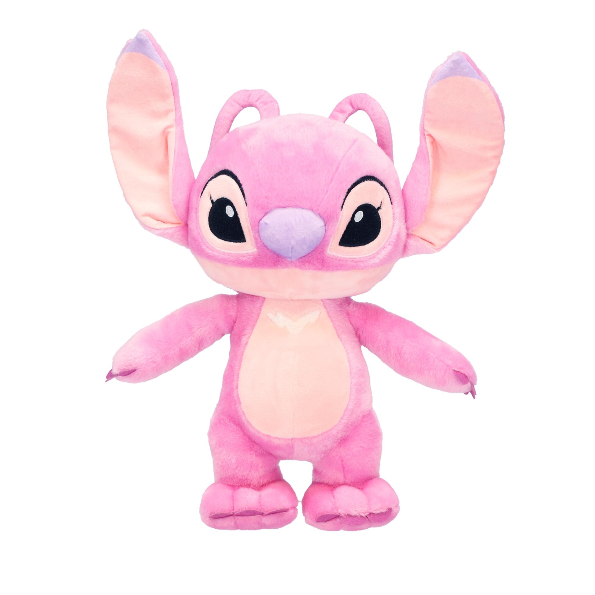 Kids Preferred Disney Baby Lilo & Stitch Angel Soft Huggable Stuffed Animal Cute Plush Toy for Toddler Boys and Girls, Gift for Kids, Pink Angel 15