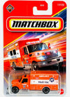 Matchbox International Terrastar Ambulance [Orange] 17/125, 1:64 Scale Diecast Toy Vehicle