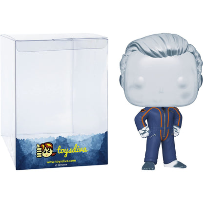 Funko Translucent: P o p ! TV Vinyl Figurine Bundle with 1 Compatible 'ToysDiva' Graphic Protector (981-48195 - B)