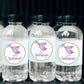Andaz Press Mermaid 1st Birthday Waterproof Water Bottle Labels, Let's Shellabrate Birthday Party Favor Water Bottle Wraps Pastel Mermaid Theme
