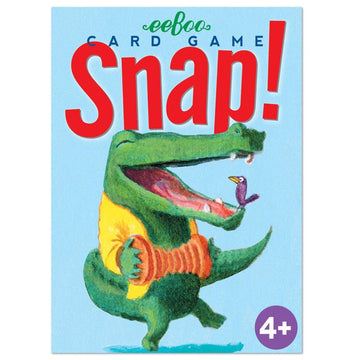 eeBoo: Snap Playing Card Game, 36 Cards with Snappy Rhymes, Fast-Paced Matching Fun, Screen-Free Play, for Ages 5 and up