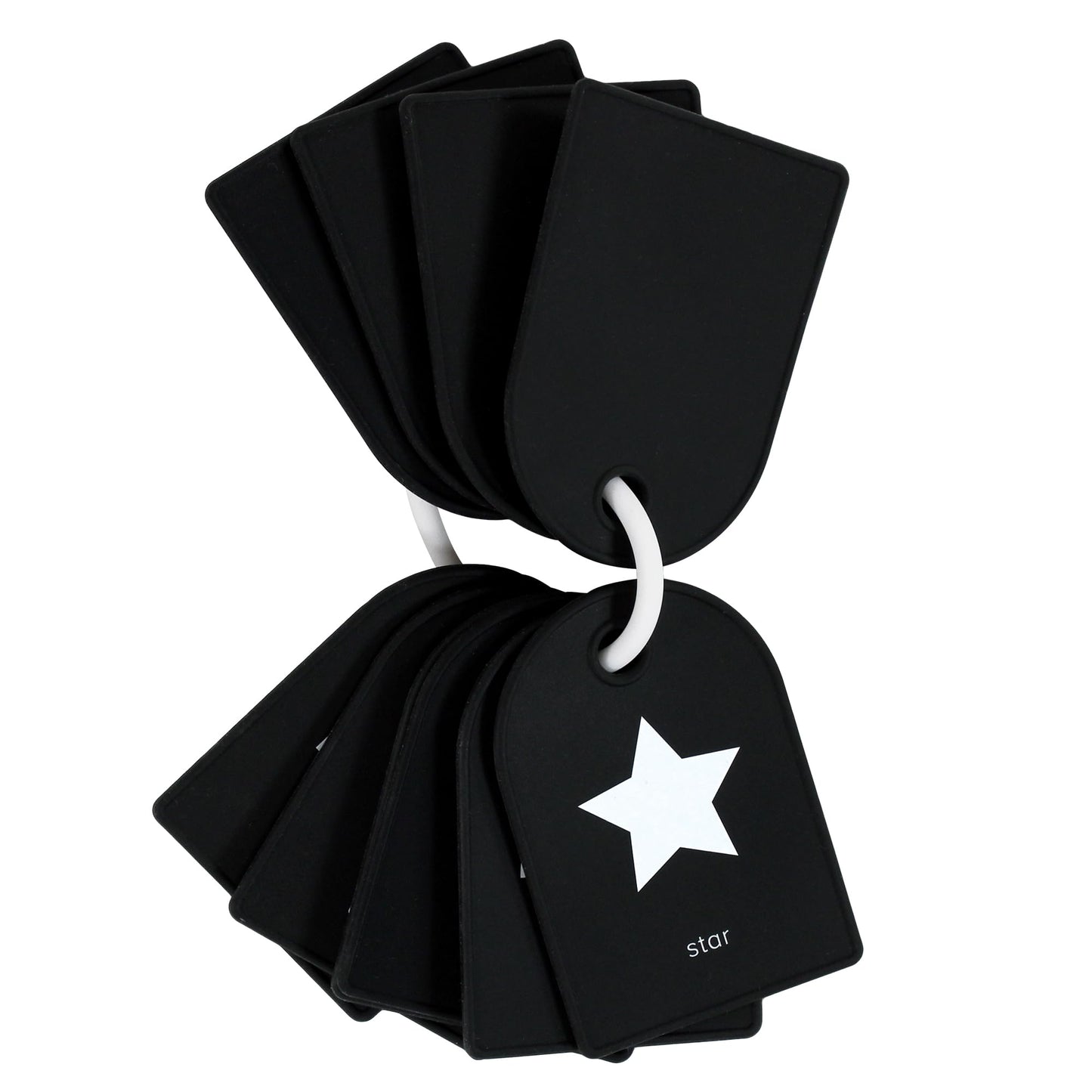Hudson Baby High Contrast Flash Cards, Black White, One Size