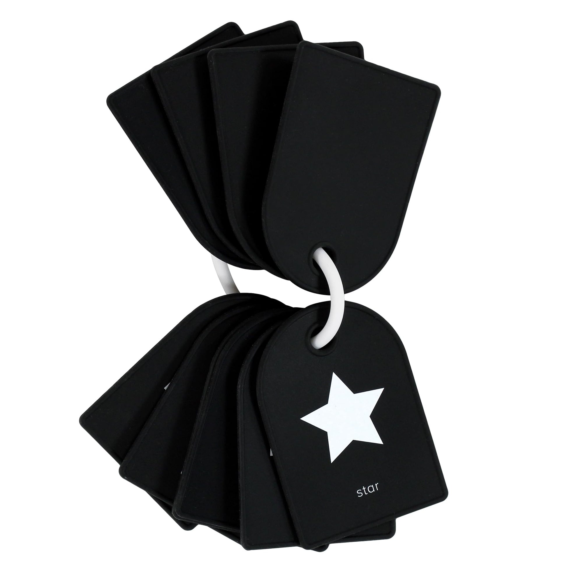 Hudson Baby High Contrast Flash Cards, Black White, One Size