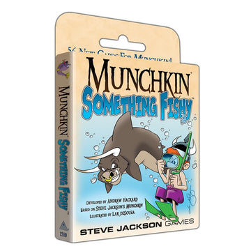 Munchkin Something Fishy Card Game (Expansion) | 56 Cards | Adult, Kids, & Family Game | Fantasy Adventure Roleplaying Game | Ages 10+ | 3-6 Players |