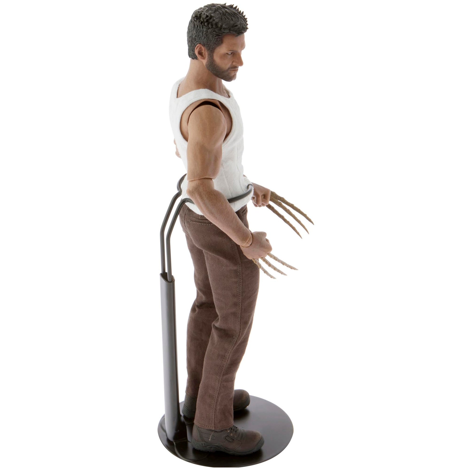 Plymor DSP-60B Black Adjustable Doll Stand, fits 10, 11, 12, 13, and 14 inch Dolls or Action Figures, Waist is 2" - 2.5" wide, 5.5" - 7" around