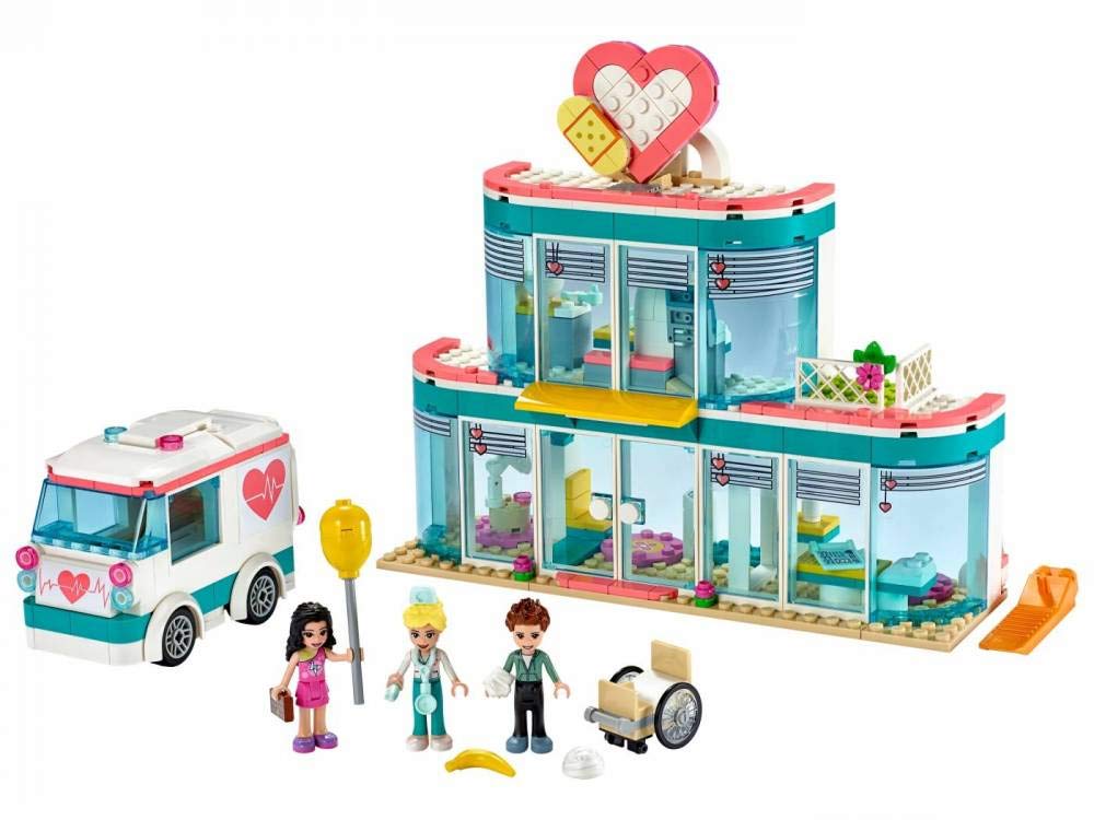 LEGO Friends Heartlake City Hospital 41394 Best Doctor Toy Building Kit, Featuring Friends Character Emma (379 Pieces)