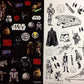 Star Wars Color-in Sticker Set 2015 Lucas Film Ltd. & Disney