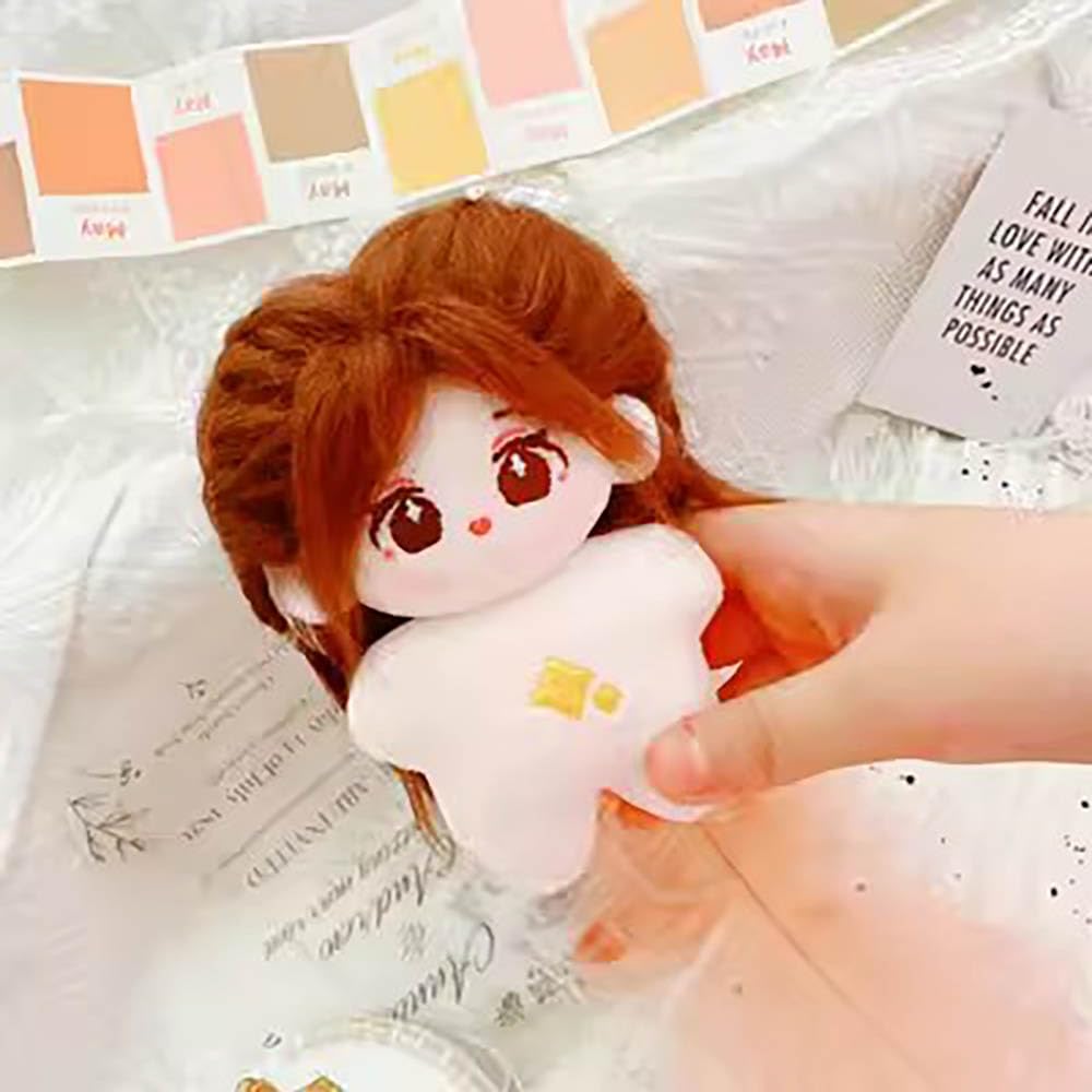 niannyyhouse 10cm Plush Doll Girl Star Body no Attribute Astral Body Wearable Clothing Dress Up (a4)