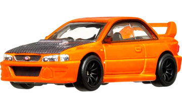 Hot Wheels Car Culture Circuit Legends Vehicles for 3 Kids Years Old & Up, Subaru WRX Sti 22B, Premium Collection of Car Culture 1:64 Scale Vehicles