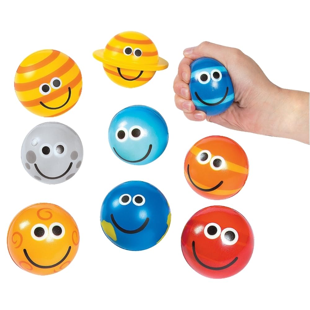Solar System Stress Balls - 9 Pieces