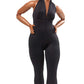 Barbie Signature Looks Doll (Curvy, Brunette) Fully Posable Fashion Doll Wearing Black Jumpsuit, Gift for Collectors