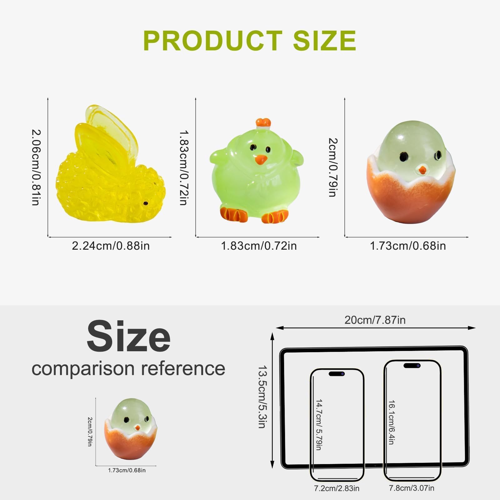 dsooldre 150pcs Glow in The Dark Mini Resin Animals,Bulk Miniature Figurines to Hide for Fairy Garden,Dollhouse,Aquarium & Micro Landscape DIY