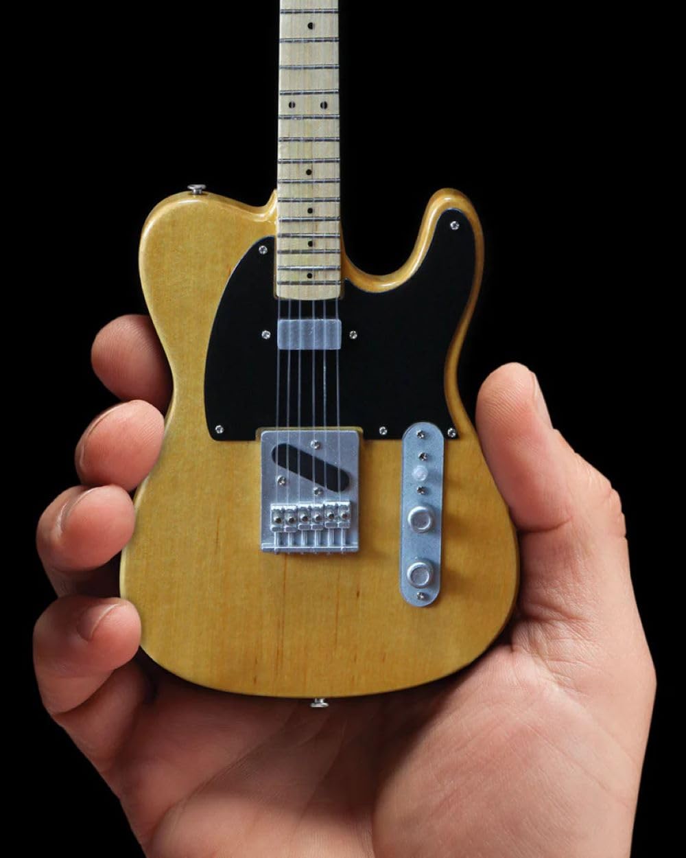 Axe Heaven FT-001 Fender Telecaster Butterscotch Blonde Miniature Guitar