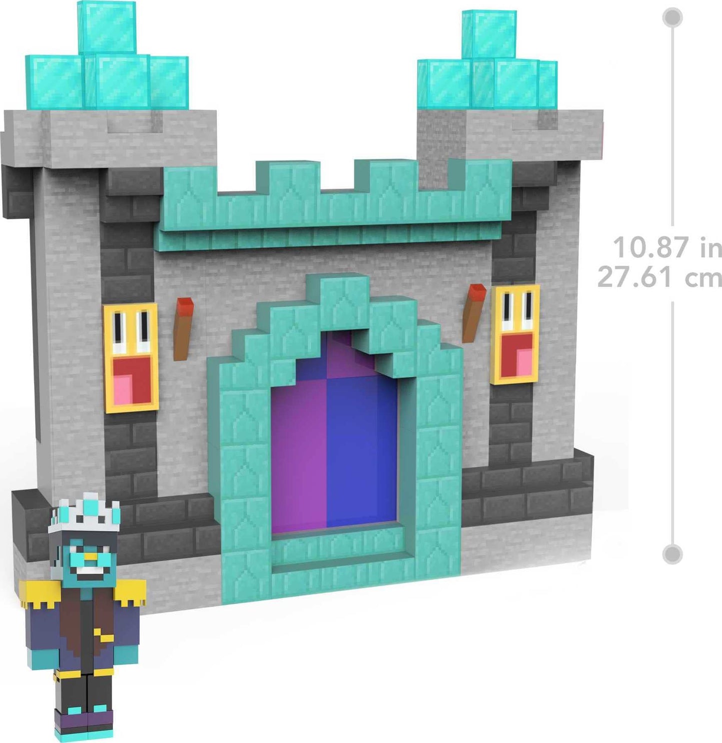 Mattel Minecraft Toys, Creator Series Palace Playset with Party Supreme Action Figure, Minecraft Game 3.25-inch figure, Plus Lights, Sounds and Music
