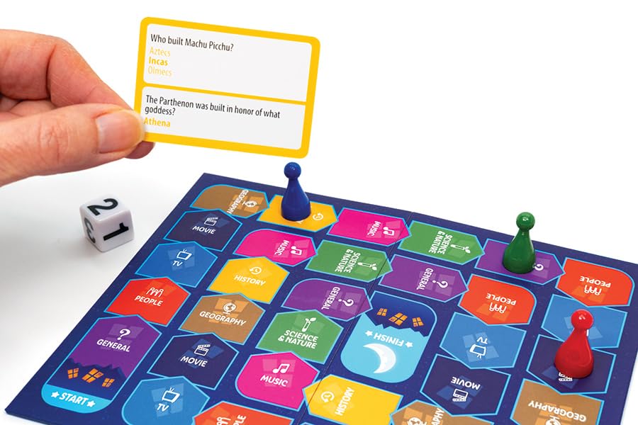 Outset Media Family Quiz Night - Kids vs Adults - Over 200 Cards for 2 or More Players Ages 8 and up
