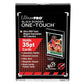 Ultra PRO ONE?Touch Magnetic Card Holder 35pt Black Border with UV Protection - 5 Pack Premium Trading Card Display Cases