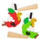 Fun Express Apple Core Craft Stick Magnet Craft Kit - Craft Kits - 12 Pieces
