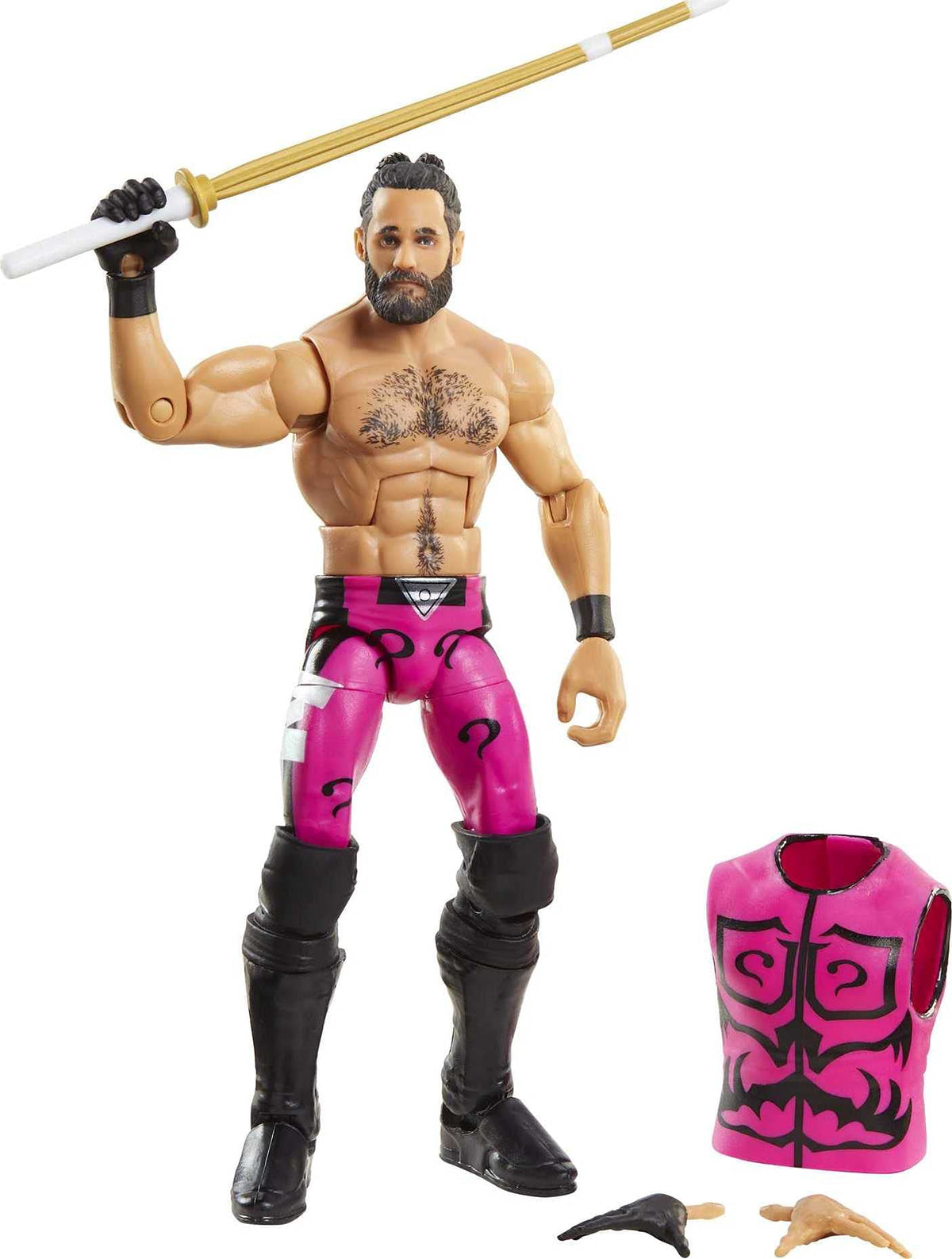 WWE MATTEL Seth Rollins Elite Collection Series 87 Action Figure 6 in Posable Collectible Gift Fans Ages 8 Years Old and Up