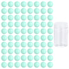 Witlans 80pcs Chinese Checker Game Replacement Balls,14mm Acrylic Balls for Aggravation Game,Traditional Marbles Games (PowderBlue)