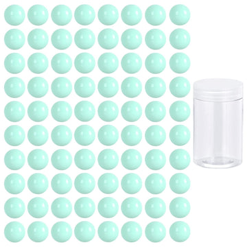 Witlans 80pcs Chinese Checker Game Replacement Balls,14mm Acrylic Balls for Aggravation Game,Traditional Marbles Games (PowderBlue)