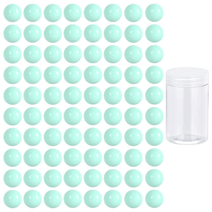 Witlans 80pcs Chinese Checker Game Replacement Balls,14mm Acrylic Balls for Aggravation Game,Traditional Marbles Games (PowderBlue)