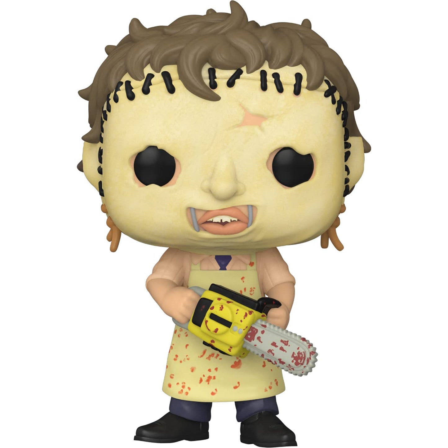 Leatherfa c e: Fun ko P o p ! Movies Vinyl Figurine Bundle with 1 Compatible 'ToysDiva' Graphic Protector (1150-49830 - B)
