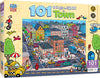 Masterpieces 100 Piece Family Jigsaw Puzzle for Kids - 101 Things to Spot in Town - 14"x19"