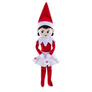 The Elf on the Shelf Plushee Pals 17-Inch Girl Scout Elf Plush Blue Eyes