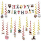 ConQuest Journals Harry Potter Birthday Party Garland & Hanging Decorations Set, Wizarding World HAPPY BIRTHDAY Banner (72"), 14 Hanging Decor Pieces