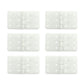 RLECS 20pcs Pinned Nylon Hinge 20x36mm L Size for RC Airplane Plane Parts Model Replacement