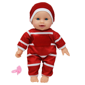 The New York Doll Collection 11 inch Soft Body Doll in Gift Box - Award Winner & Toy 11'' Baby Doll (Red Caucasian), (B332)