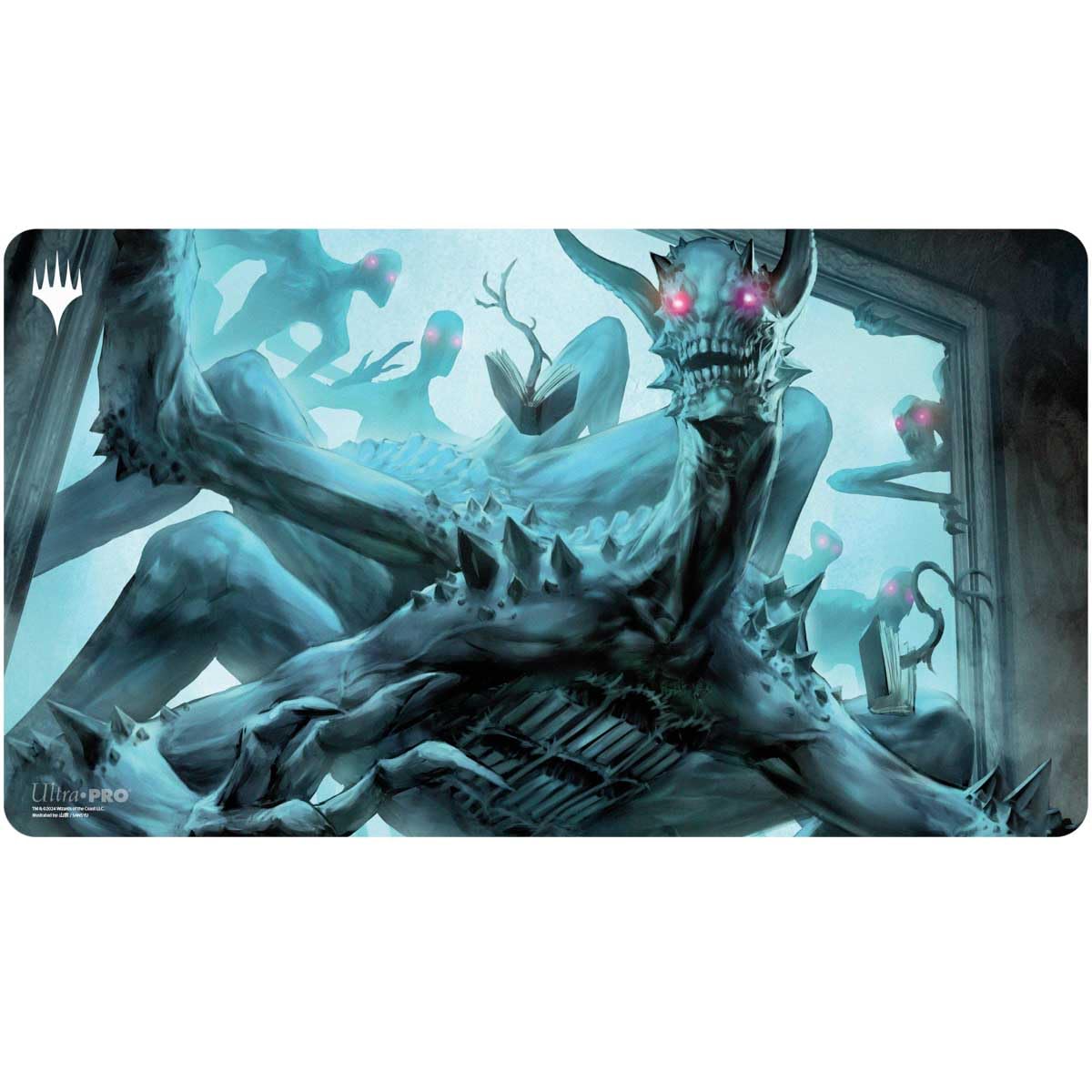 Ultra PRO - MTG Duskmourn Playmat Commander Ft. Overlord of The Floodpits for Magic: The Gathering, Use as Mousepad, Desk Mat, Protects MTG Cards