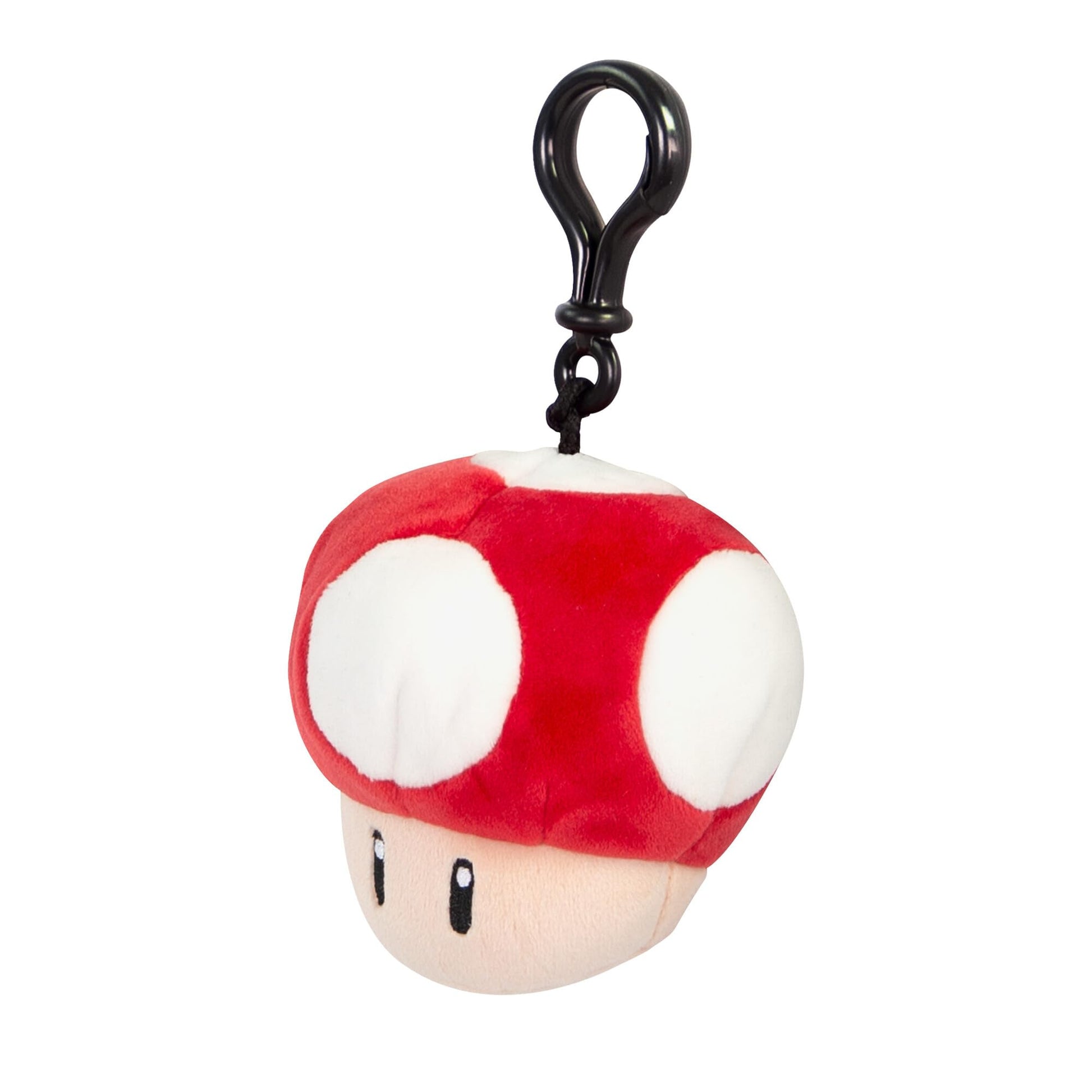 Club Mocchi- Mocchi- Super Mario Clip-On Plush Toys - Bullet Bill, Green Shell, Mushroom & Bob-omb - Officially Licensed Soft Keychain Plushie - Kids