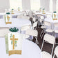 Big Dot of Happiness Elegant Cross - Table Decorations - Religious Party Fold and Flare Centerpieces - 10 Count