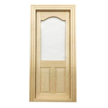 Dollhouse Furniture Wooden Panel Interior Door 1:12 Miniature DIY Accessories