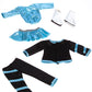 Super Skater - 18 Inch Doll Clothes - 2 Complete Ice Skating Outfits - 5 Pieces - Leotard, Skirt, Pants, Jacket, and 1 Pair of Skates (Dolls Not