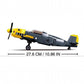 General Jim's WWII German Fighter BF-109 Building Blocks Set - 286-Piece Messerschmitt Model Plane for History Enthusiasts, for All Building Levels