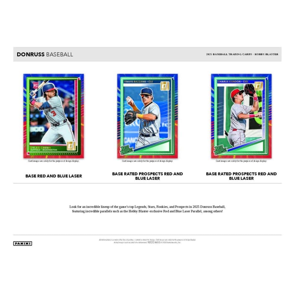 Hobby Exclusive 2025 Panini Donruss Baseball Blaster Box HOFBC
