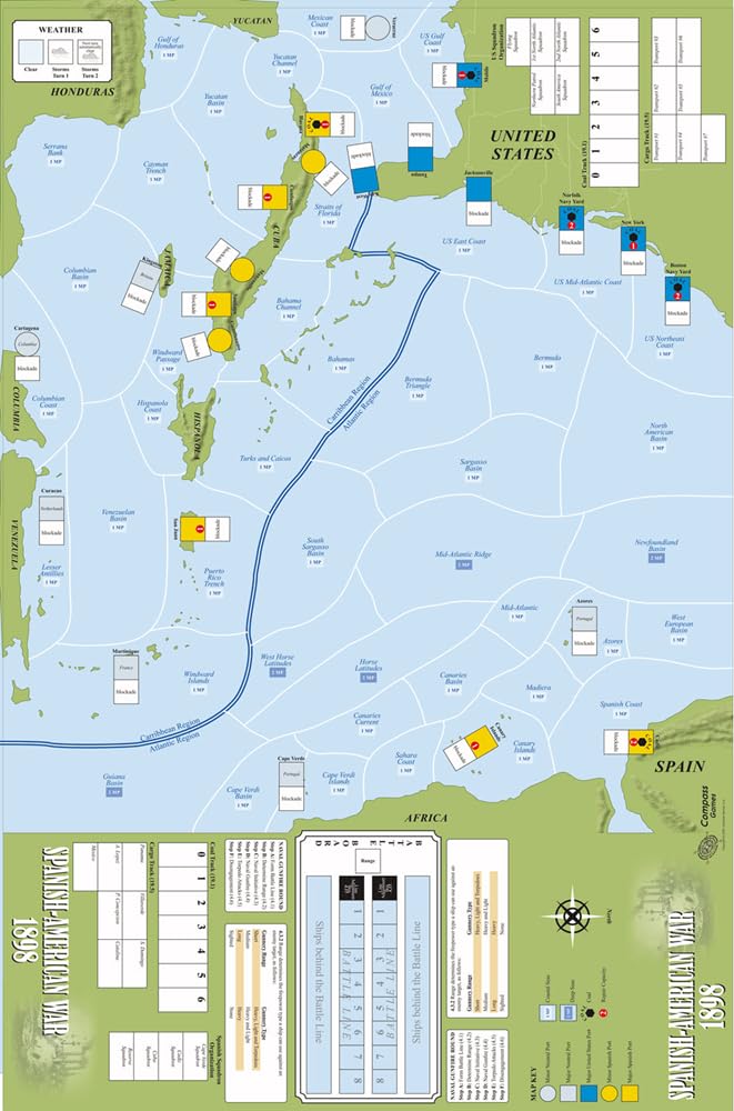 Compass Games 1126 The Spanish-American War, 1898