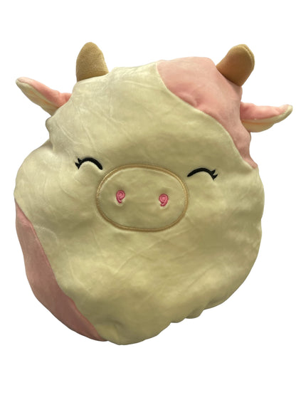 Squishmallow Official Kellytoy Plush Collectible Farm Squad Squishy Soft Animals (Caedyn Cow & Caedia Cow, 12 Inch Flip-a-Mallow)