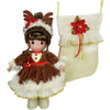 Precious Moments 2021 Christmas Stocking Doll Prancing Through The Christmas Spirit Reindeer 16" Doll
