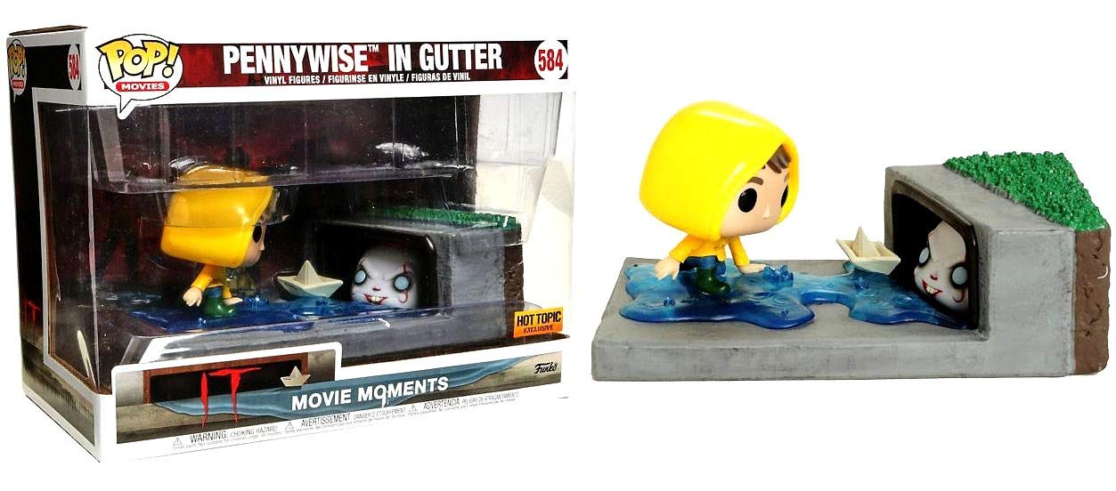 Funko Pop Movie Moments: It Pennywise in Gutter Pop Vinyl Exclusive Limited Edition