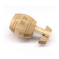 Handmade Powder Barrel Interlocking Wooden puzzle Brain Teaser Puzzles Lock Logic Puzzle Intellectual Removing Assembling Toy for Kids and Adults