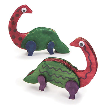 S&S Worldwide Buddy the Dinosaur Craft Kit (Pack of 48)