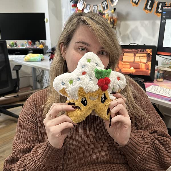 Squishable - Snacker Christmas Star Cookie - Comfort Food Collection - 8 in - Soft Toy Collectible Stuffed Animal - Beans