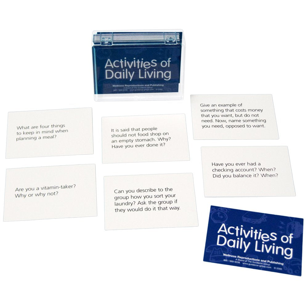 Wellness Reproductions & Publishing Activities of Daily Living Cards for Adults
