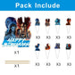 25Pcs Avatar Cake Decorations with 24pcs Cupcake Toppers, 1pcs Big Cake Topper for Avatar Birthday Party Supplies