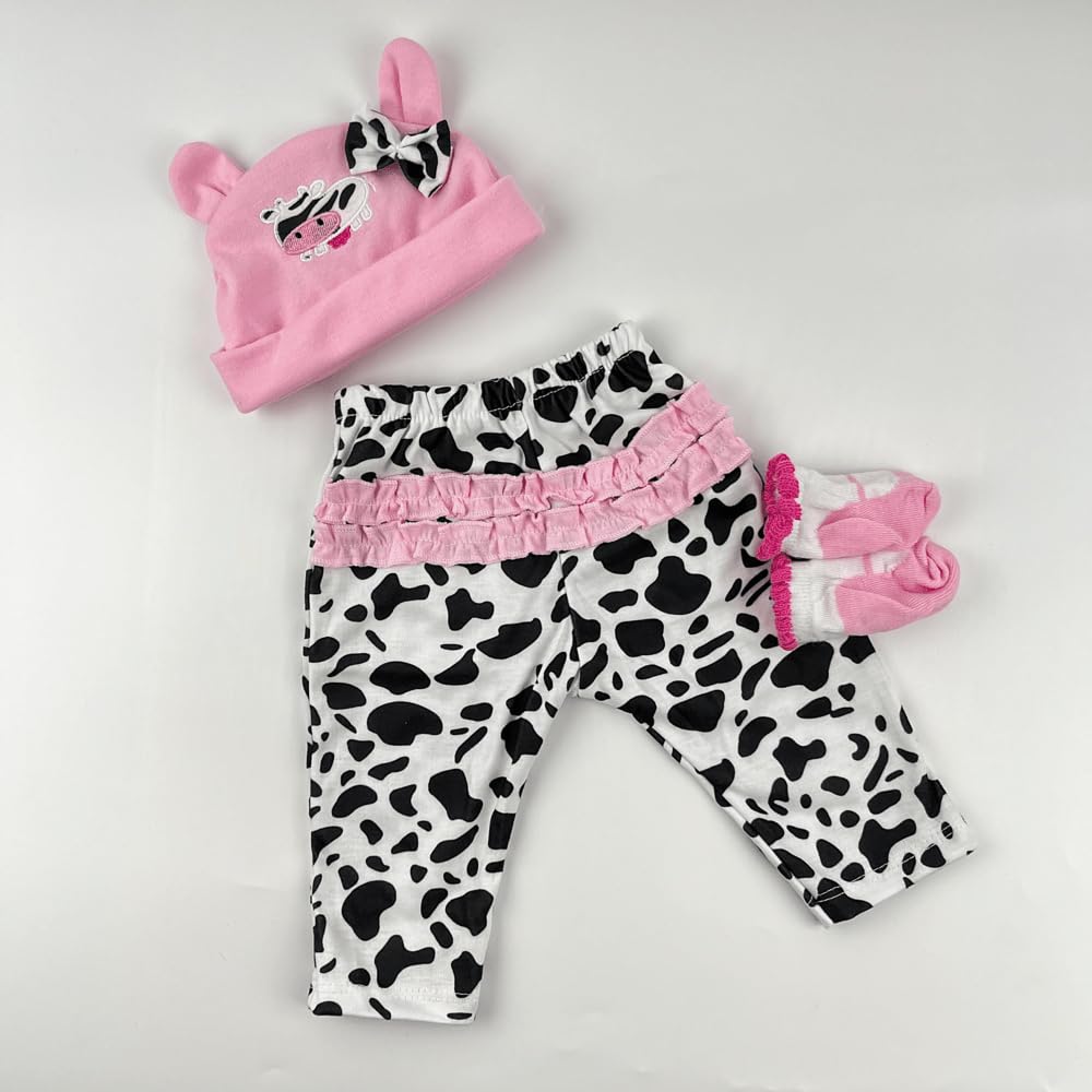 GUESSBELLY Reborn Dolls Clothes for 20-22 Inch Newborn Baby Doll Reborn Baby Clothes, Baby Doll Clothes Outfit Accessories Fit 50-55 CM Reborn Baby